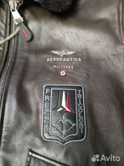 Кожаная куртка Aeronautica militare