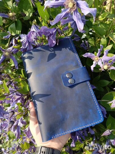 Кожаная обложка на ежедневник