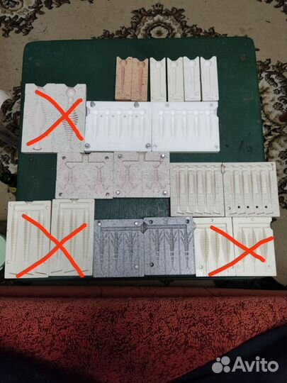 Формы для отливки силиконовых приманок