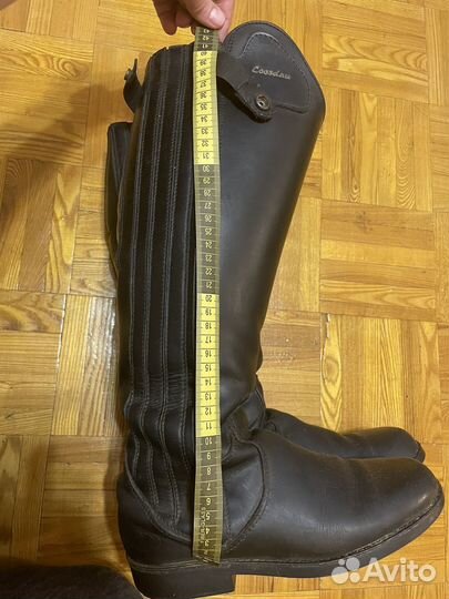 Сапоги для верховой езды, 38 р, на широкую икру