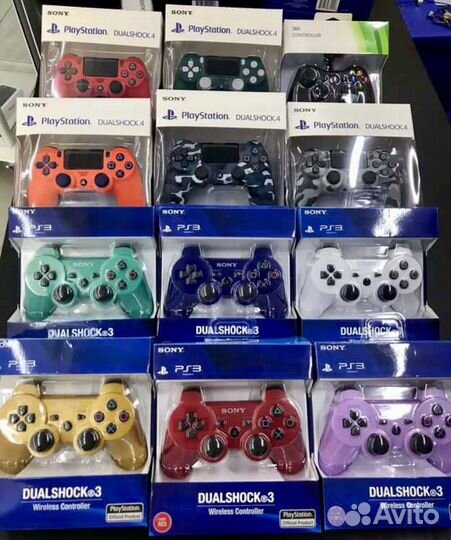 Джойстик PS2, PS3, PS4, Xbox 360, хbox One. Новые