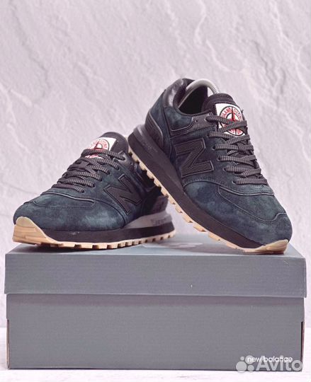 Кроссовки New Balance 574 Stone Island легкие