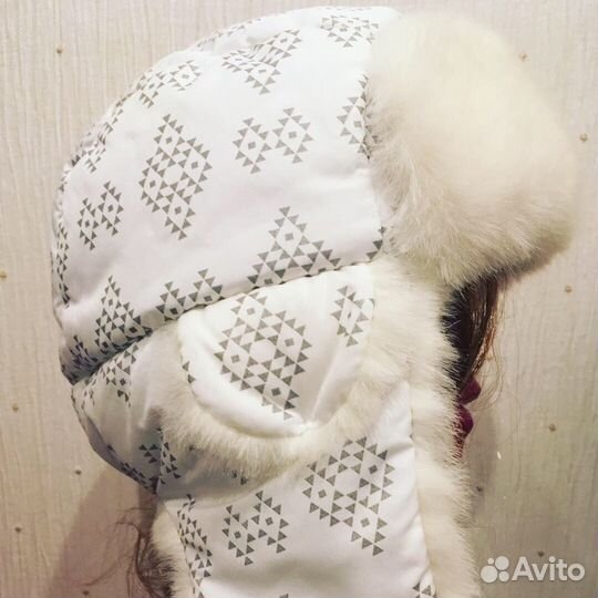 Шапка ушанка новая, размер 52-54