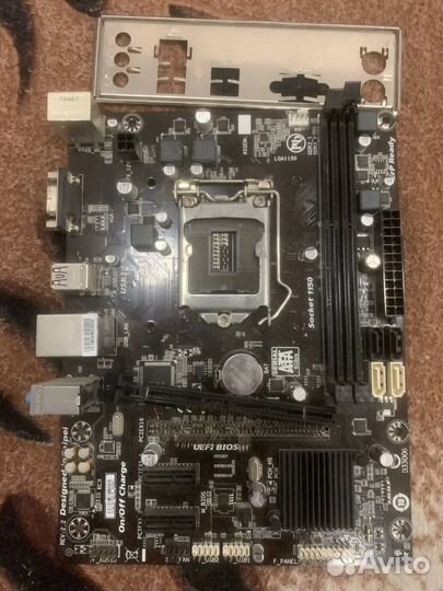 На запчасти материнская плата сокет 1150