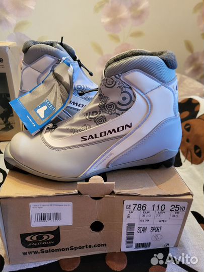 Лыжные ботинки salomon-2 пары