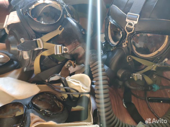 Шлемофоны лётные шл(з) ввс СССР с км, по, ла