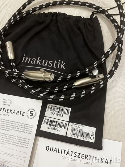 Inakustik Referenz NF-1603 XLR 1.0 m