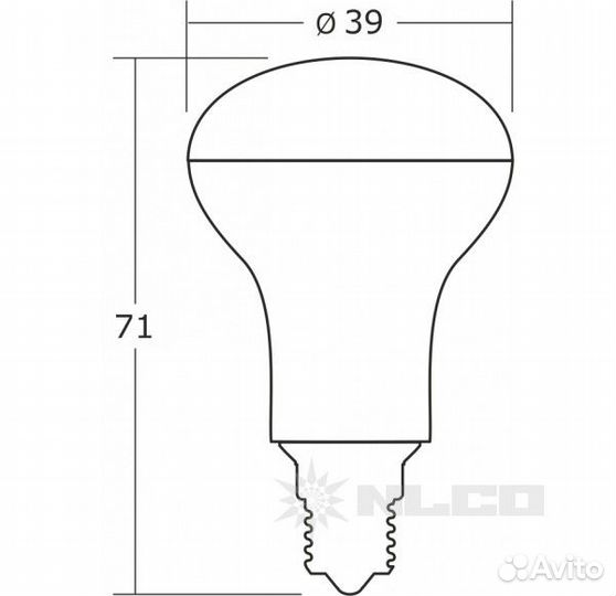 Лампа светодиодная HLB (R) 03-18-С-02 3 Вт