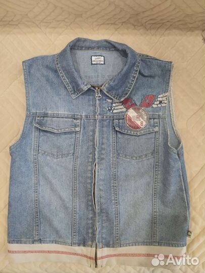 Джинсовая жилетка детская