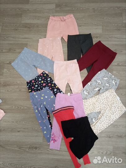 Огромный пакет одежды для девочки 92-98