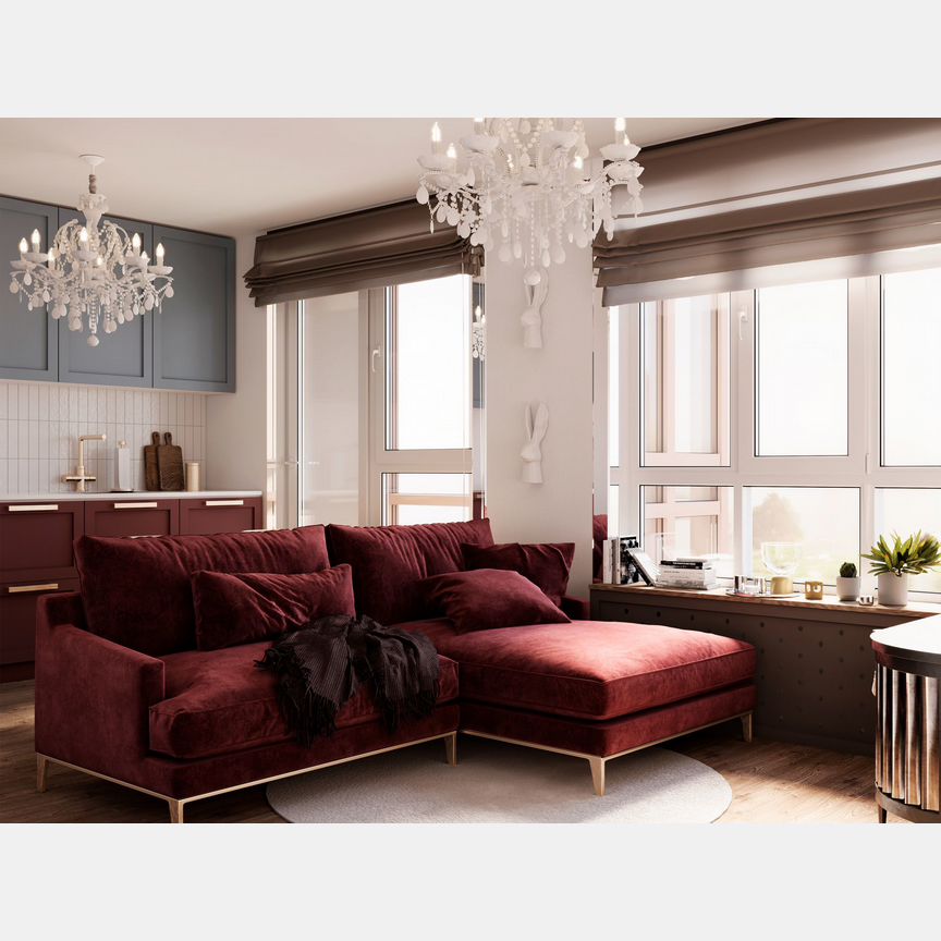 2-к. квартира, 53,1 м², 2/12 эт.