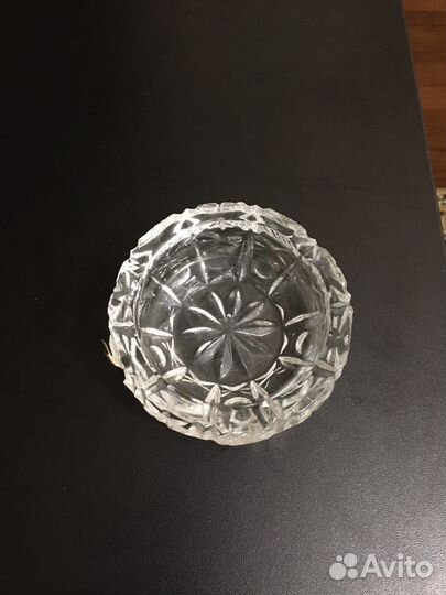 Пепельница хрустальная 2 шт