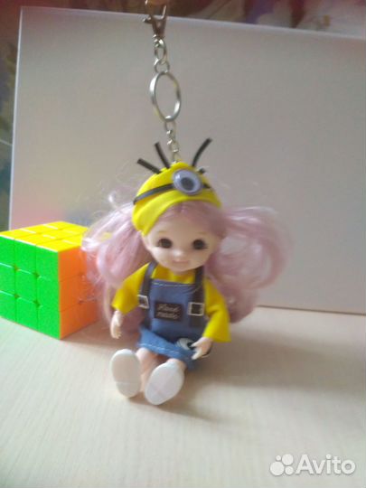 Кукла-брелок шарнирная новая 15 см