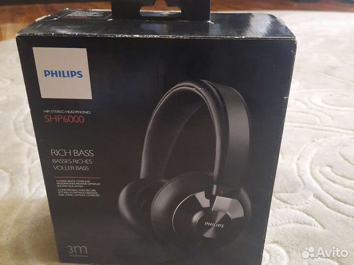Проводные наушники philips