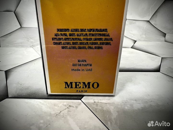 Memo marfa духи женские и мужские