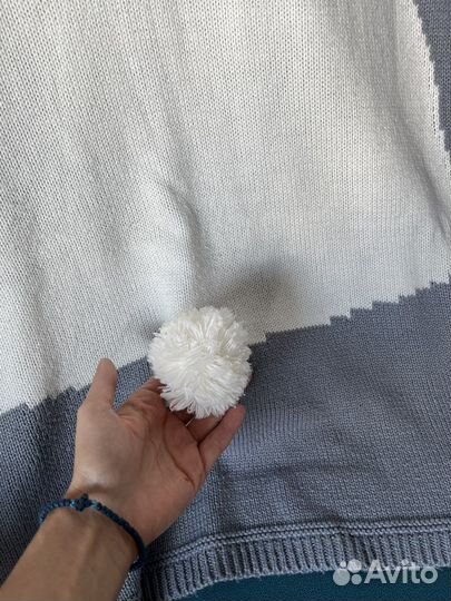 Плед детский вязаный