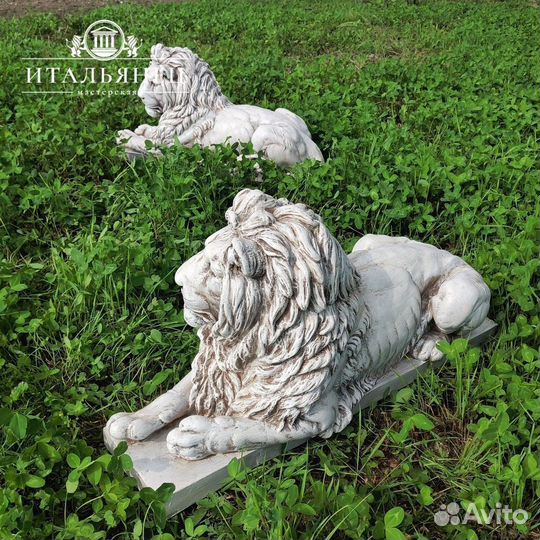 Скульптуры львов от производителя