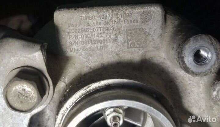 Турбина caxa 1.4 tsi