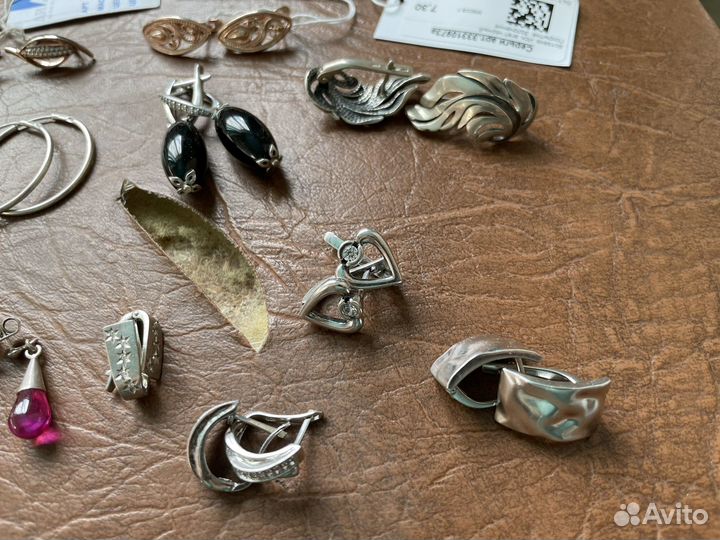 Серебряные серьги