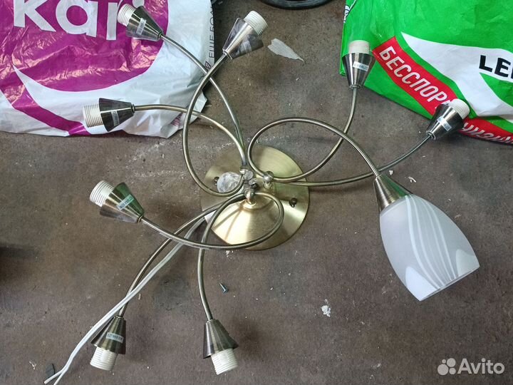 Люстра потолочная бу