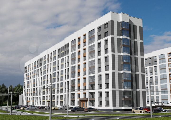 2-к. квартира, 35,4 м², 1/10 эт.