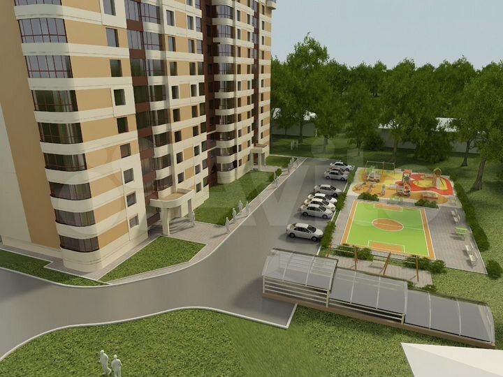 3-к. квартира, 88 м², 1/16 эт.