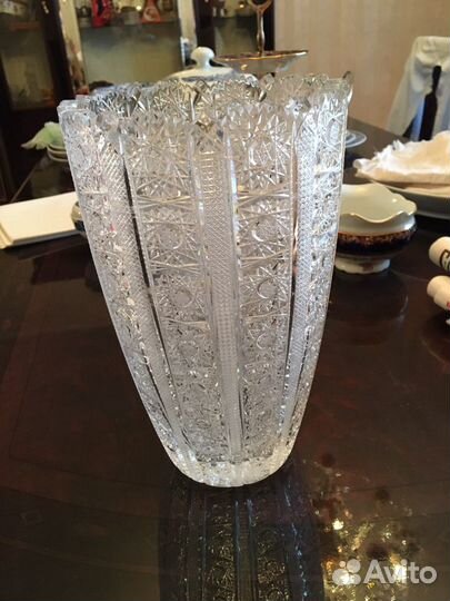 Хрустальная ваза Чехия