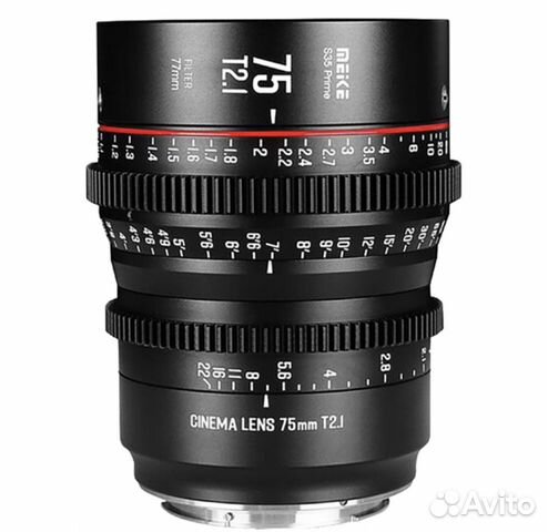Объектив Meike S35 Prime 75mm T2.1 EF-Mount