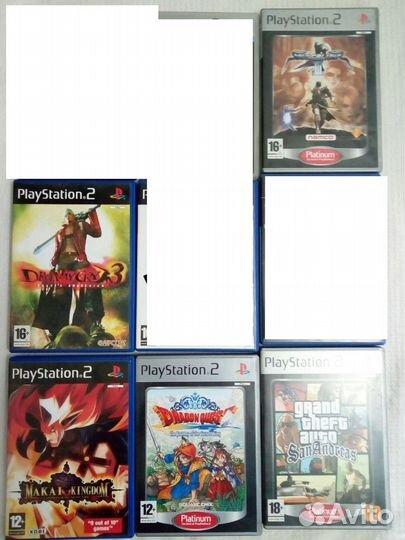 Игры для PS2 (лицензия, PAL регион)