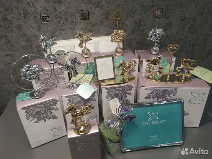 Миниатюры Crystocraft с кристаллами Swarovski