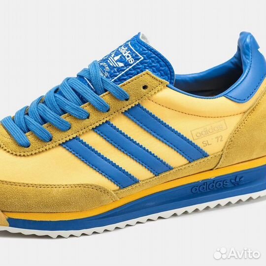 Adidas originals sl72 rs yellow & blue sneakers