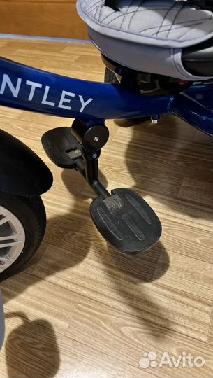 Велосипед трехколесный bentley синий