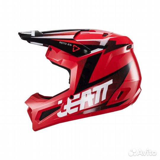 Мотошлем Leatt Moto 2.5 Helmet (Red, XL, 2024 (10