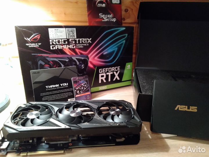 Asus ROG strix GeForce RTX 3060 V2 OC Edition 12GB