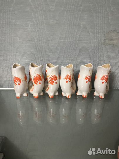 Фарфоровые стопки Рыбки