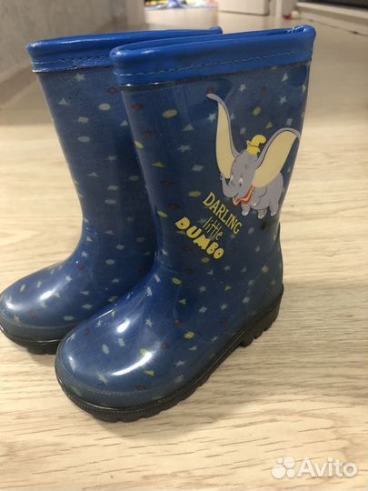 Детские резиновые сапоги 22 размер