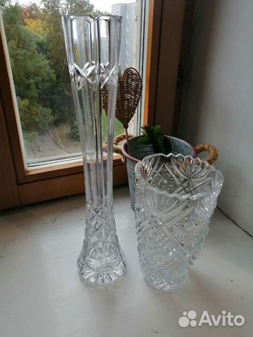 Хрустальная ваза
