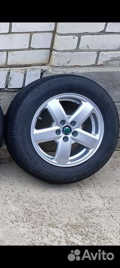 Колеса 15 на летней резине, на Skoda, Volkswagen