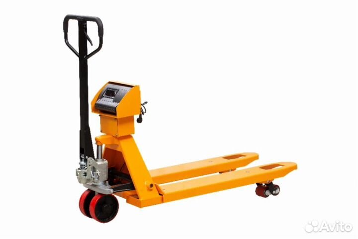 Тележка гидравлическая 2500 кг 1150 мм TOR CBY-CW2 (серия Z) с весами (полиуретановые колеса)