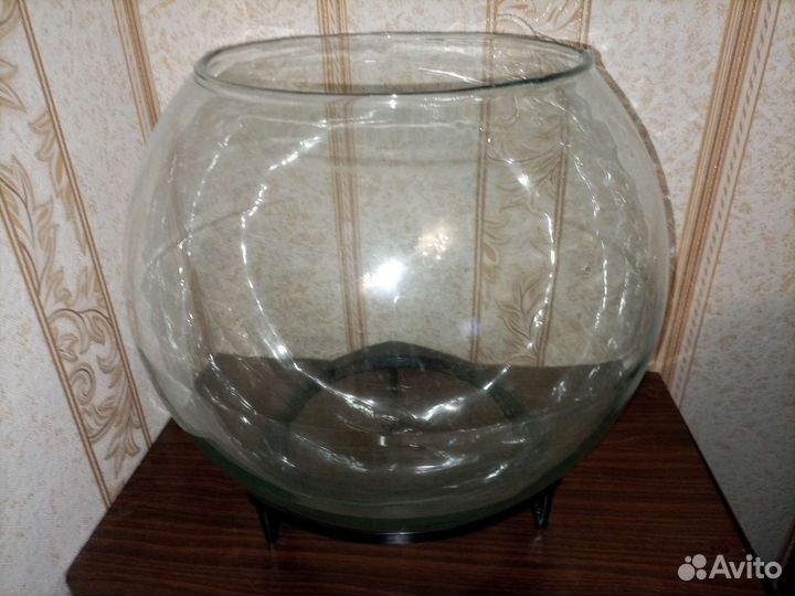 Аквариум 20 л круглый СССР