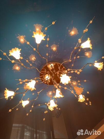 Люстра потолочная бу