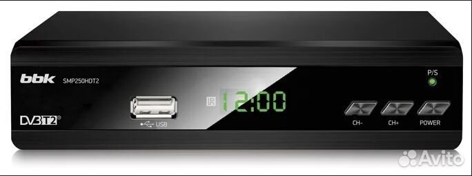 DVB-T2 приемник BBK для цифрового TV (20 каналов)