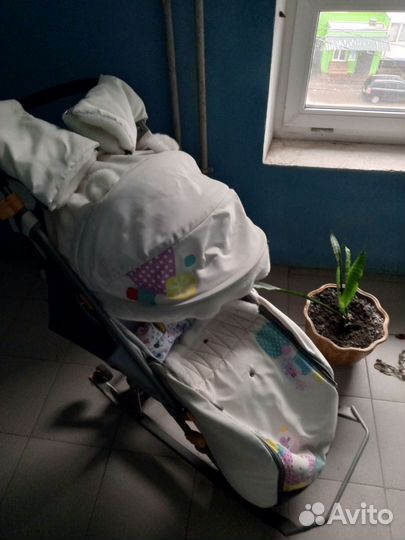 Детские санки коляска бу