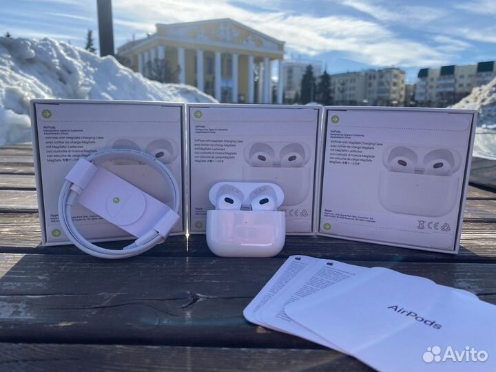 Airpods 3 Premium+ Бесплатная доставка и Чехол
