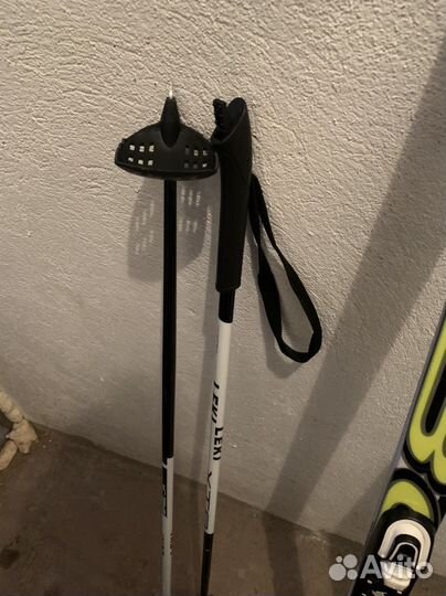 Лыжи ow glider jr, 140 + палки leki