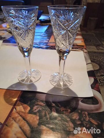 Фужеры хрустальные СССР