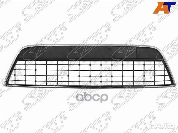 Решетка в бампер ford mondeo 07-10 с хром молди