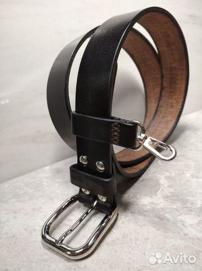 Ремень из кожи буйвола.Ручная работа