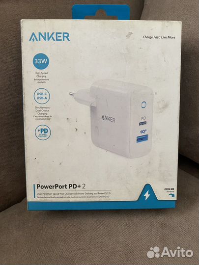 Сетевые зарядные устройства anker новое