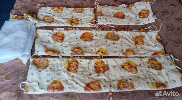 Бортики в детскую кроватку